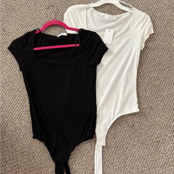 Black (1) & white (1) bodysuit - Picture 1 of 7